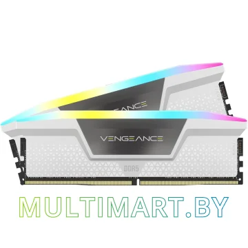 Оперативная память Corsair Vengeance RGB 2x16GB DDR5 PC5-51200 (CMH32GX5M2B6400C36W)